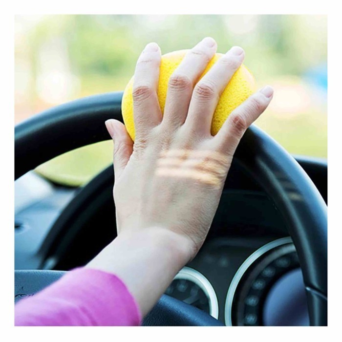 Spon Busa Pad Aplikator Wax Poles Mobil - Sponge Wax Pad