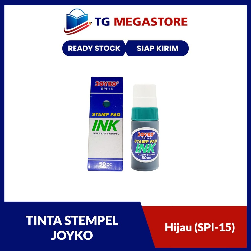 

TINTA STAMPEL JOYKO HIJAU (SPI-15) 50CC