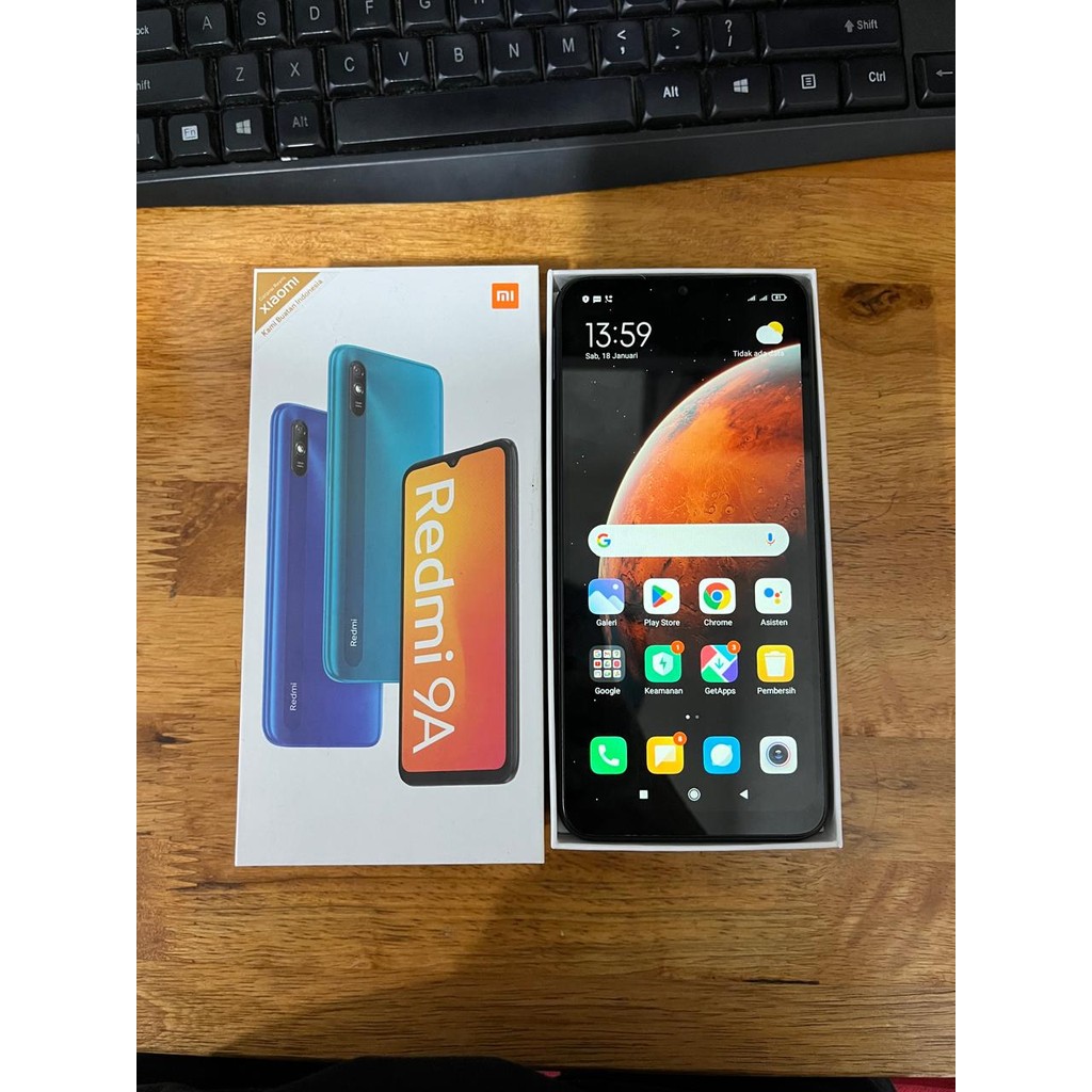 HP SEKEN XIAOMI REDMI 9A RAM 3/32 GB SECOND HP SECOND SEKEN BEKAS MURAH SIAP PAKAI