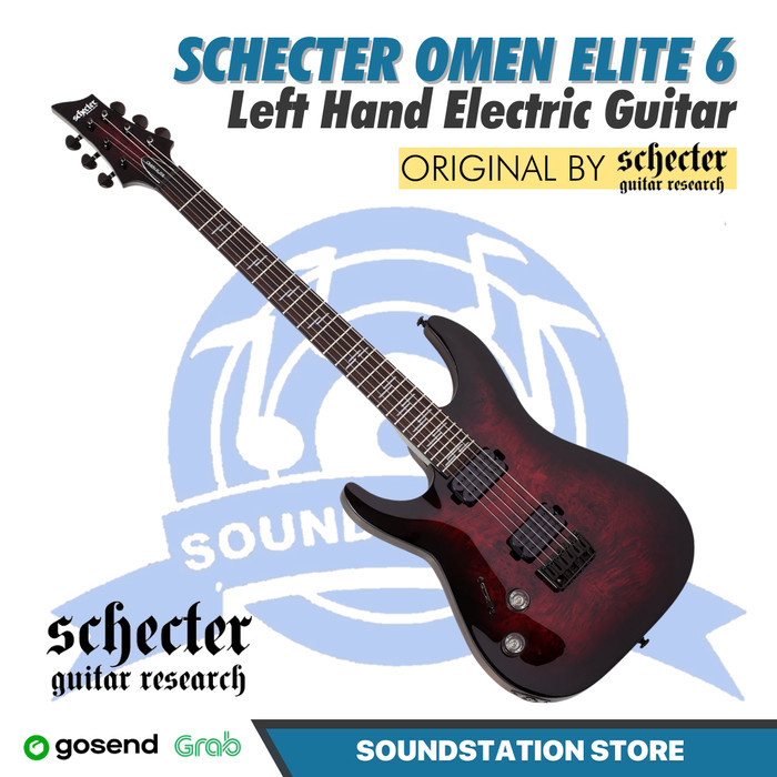 Schecter Omen Elite 6 Left Handed Electric Guitar | Gitar Elektrik Kidal
