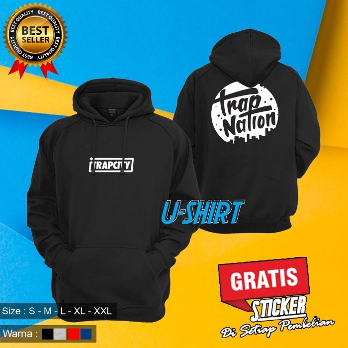 NEW JAKET SWEATER HOODIE TRAPCITY  Pria Wanita USN