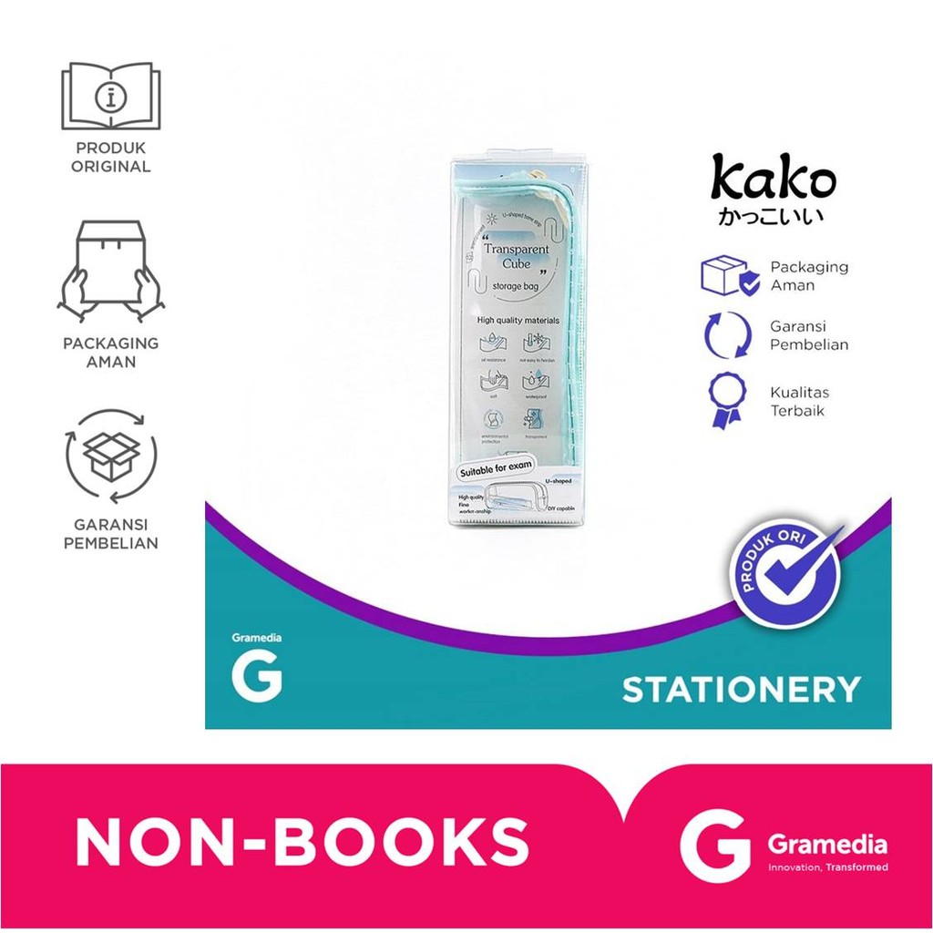 

Kako Pencase Transparent Cube Kk-805T