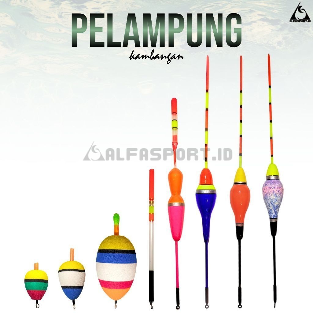 AlfaSport.id Pelampung Kambangan Anti Badai Busa Oval Tabung Starlite Starlet Sensitif Apung Pancing