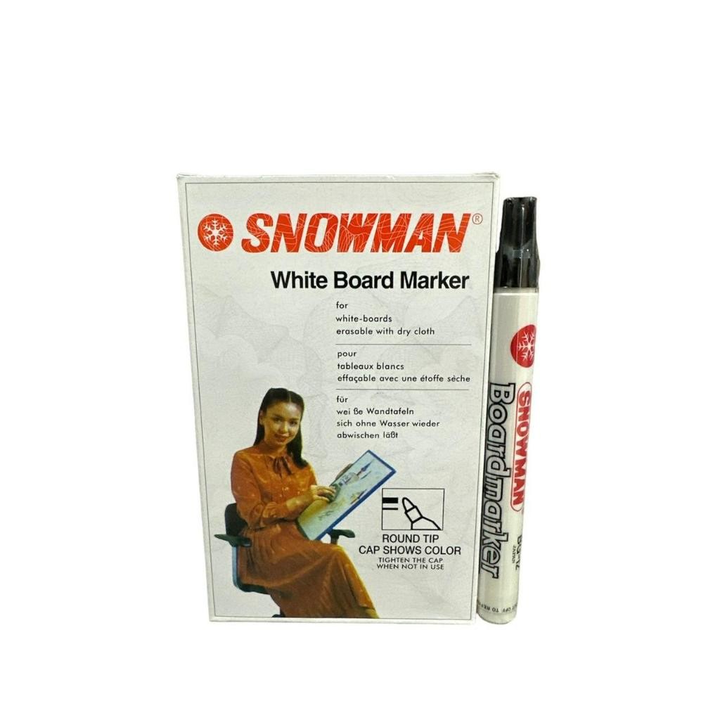 

[ Lusin ] Spidol Snowman Whiteboard / Whiteboard Marker Snowman BG-12 / BG12
