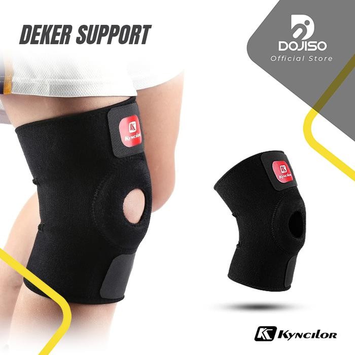 Kneepad Deker Decker Bantalan Pelindung Lutut Dengkul Kaki Olahraga Sepak Bola Basket Voli Fitness G