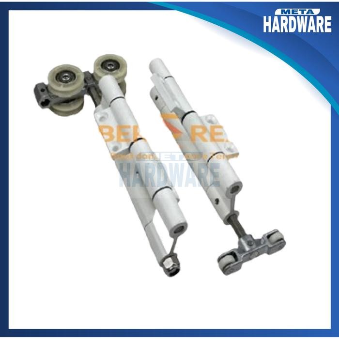 RODA ATAS RODA BAWAH PINTU LIPAT KINLONG PUTIH