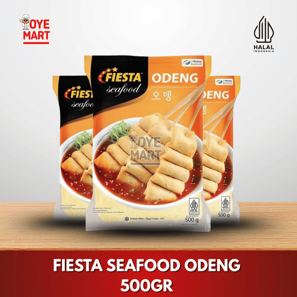 

FIESTA SEAFOOD ODENG 500GR KOREAN FISH CAKE/IKAN OLAHAN/EOMUK