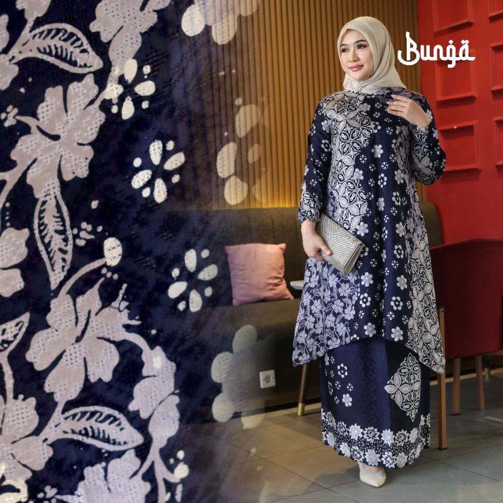 OUTFITKU - Baju kondangan wanita kekinian Gamis kondangan simple elegan Baju kondangan Tunik wanita 