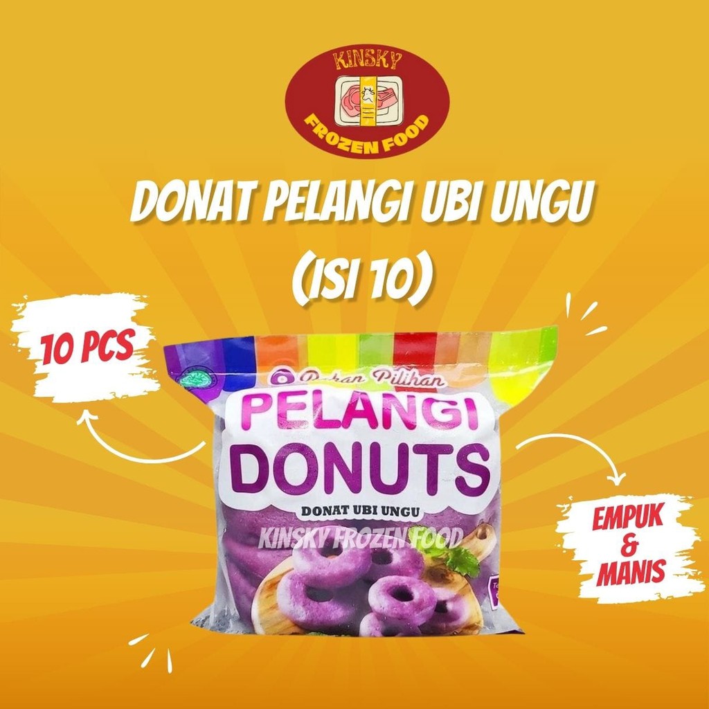 

DONAT UBI UNGU PELANGI BESAR ISI 10