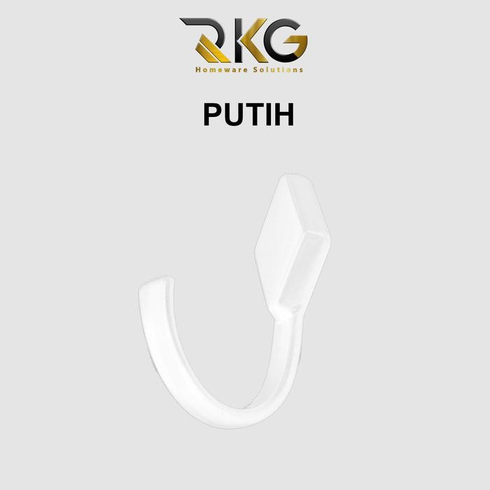 Gantungan Baju Coating Skrup Belakang / Single Hook Hanger