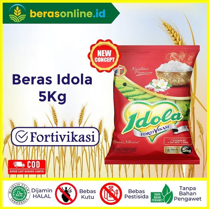 

Beras Premium Merk IDOLA 5 Kg