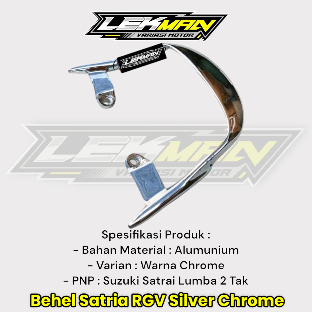 Behel Satria Lumba Begel Satria Lumba Varian Warna Silver Chrome