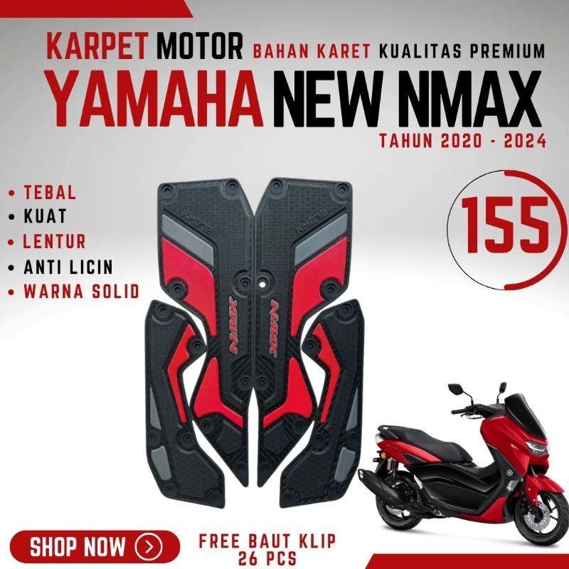 AXANSHOP ALAS KAKI MOTOR YAMAHA ALL NEW NMAX CONNECTED/ABS/STANDARD KARPET MOTOR YAMAHA ALL NEW NMAX