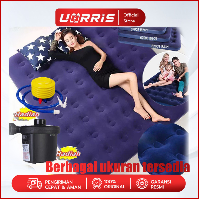 Kasur Angin / Air Bed Double Kasur Angin Bestway + pompa manual Bestway Paket Kasur Angin Double Bir