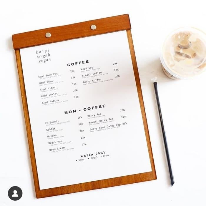 

Menu Board A4 Natural | FREE ENGRAVE