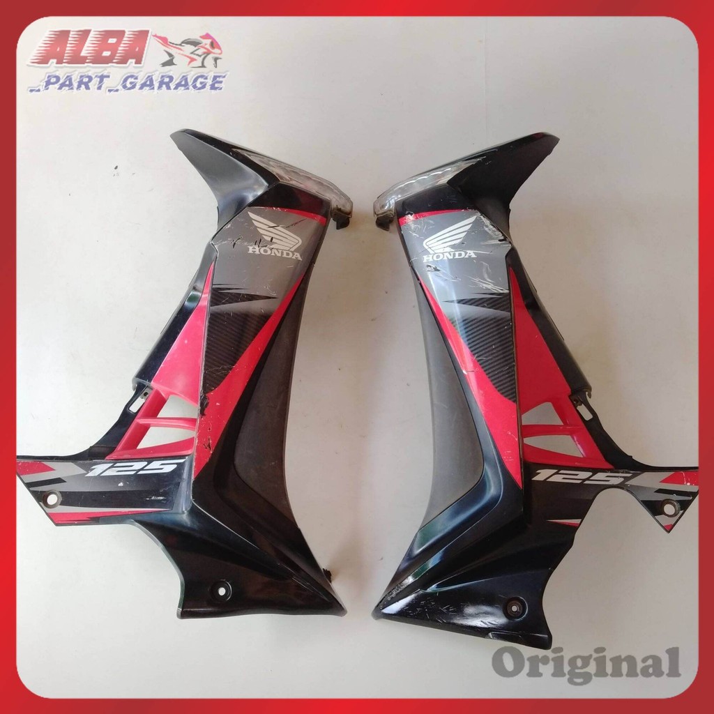 COVER SAYAP SUPRA X 125 NEW BATMAN KARBU 2008-2012 ORIGINAL COPOTAN FULSET/SECOND ORI