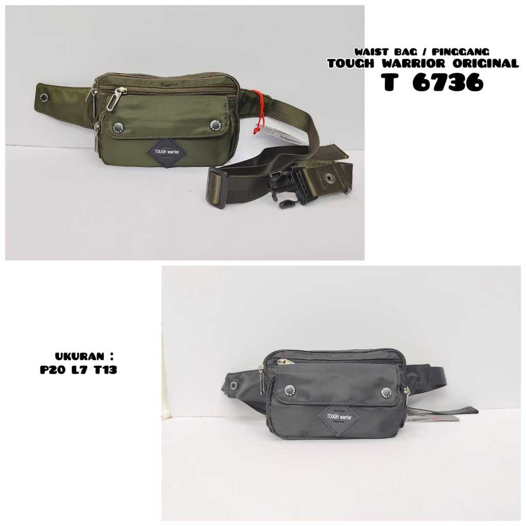 ANGGRAEINI Tas Pinggang Original Tough Warrior 6736 Waistbag Tough Warrior Tas Original Tough Warrio