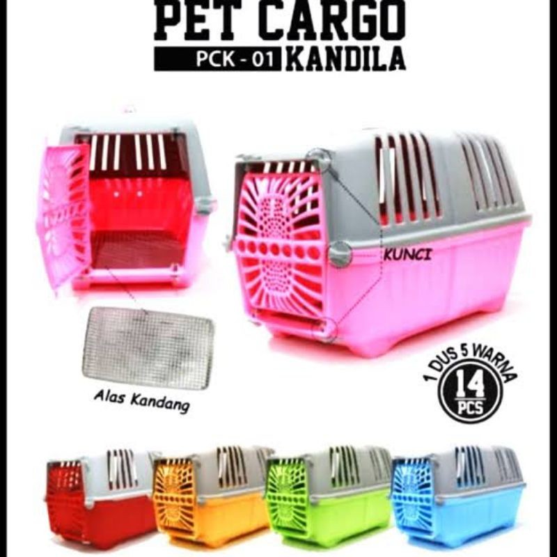 Pet Cargo KANDILA PCK-01 size S - Pet cargo Kucing, kelinci