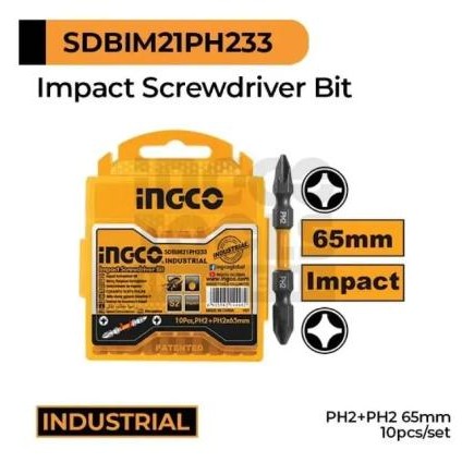 Mata Obeng Impact Screwdriver Bit PH2 Plus INGCO SDBIM21PH233