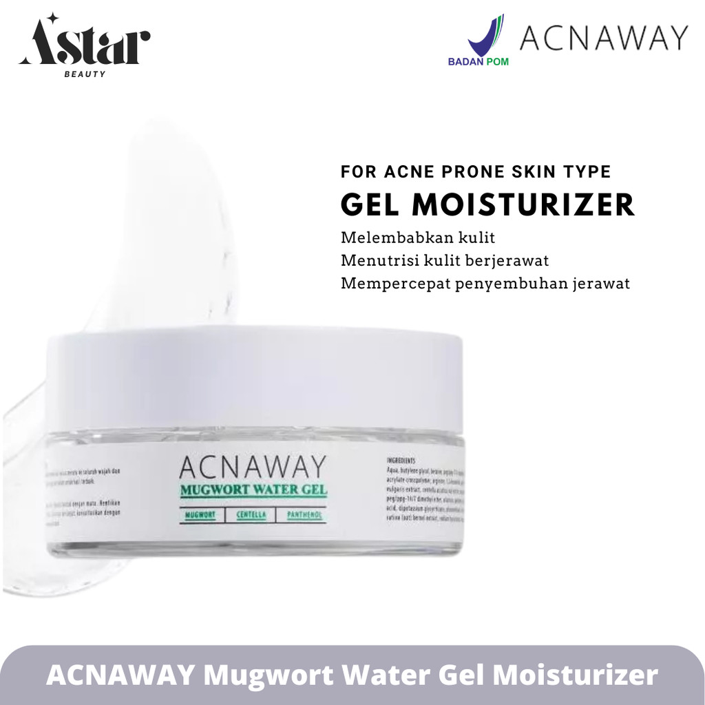 ACNAWAY Mugwort Water Gel Moisturizer with Mugwort + Centella + Panthenol ONLY FOR ACNE SKIN