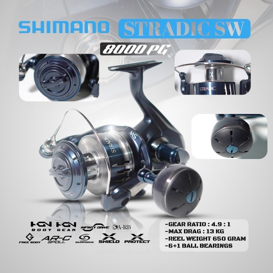 REEL SHIMANO STRADIC SW 8000PG