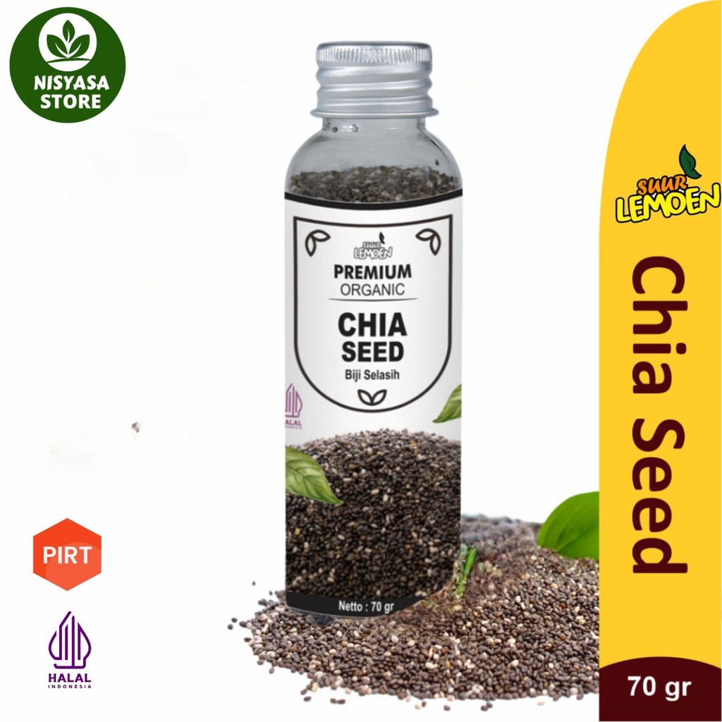 

Suur Lemoen Chia Seed black Organic 70gram