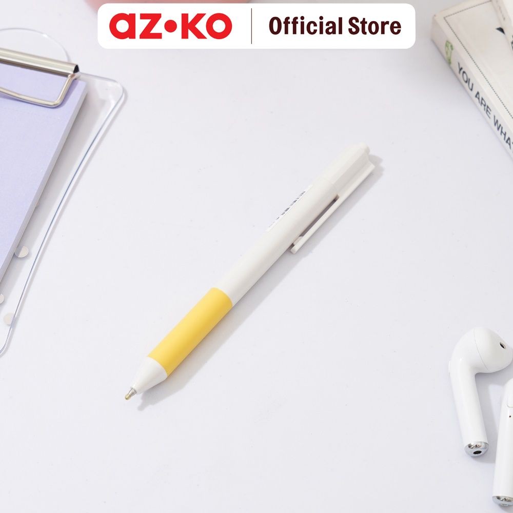 

AZKO Ataru Pulpen Hitam Retractable - Pink/Putih