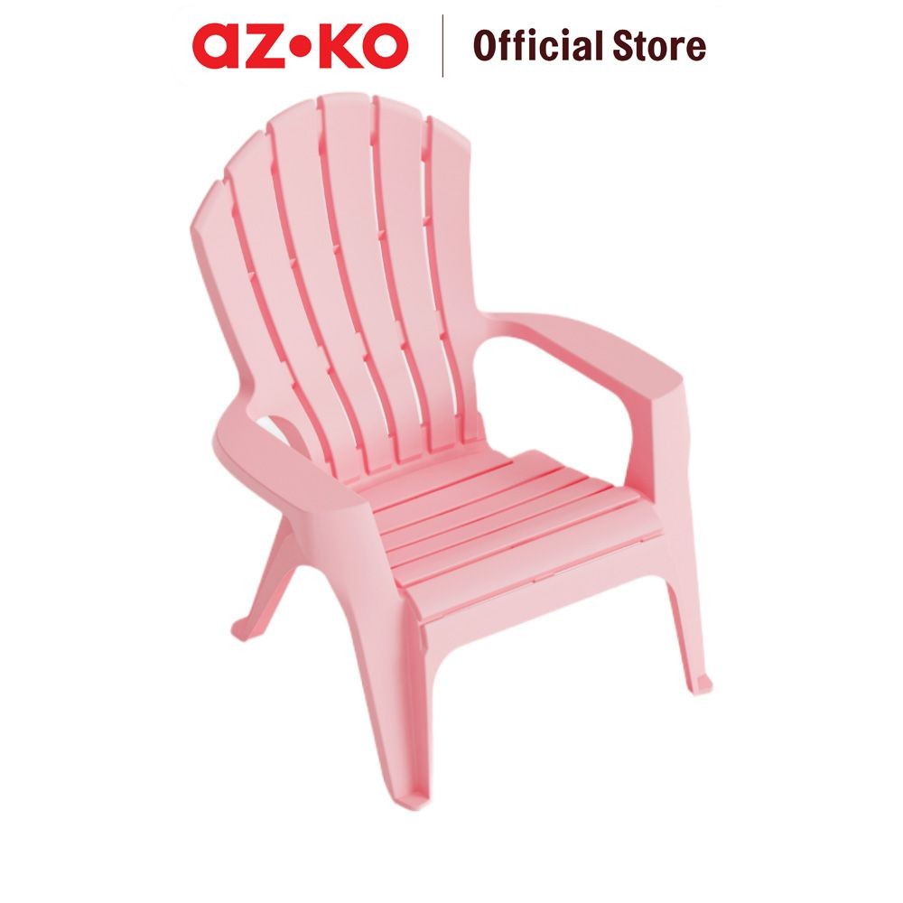 AZKO Soleil Adirondack Kursi Anak - Pink Tempat Duduk Anak Kids Chair Bangku Sandaran Plastik