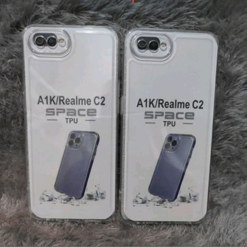Soft Case TRANSPARAN OPPO A1K Silikon  Case  ORIGINAL  Camera Hp & Camera Una Acc