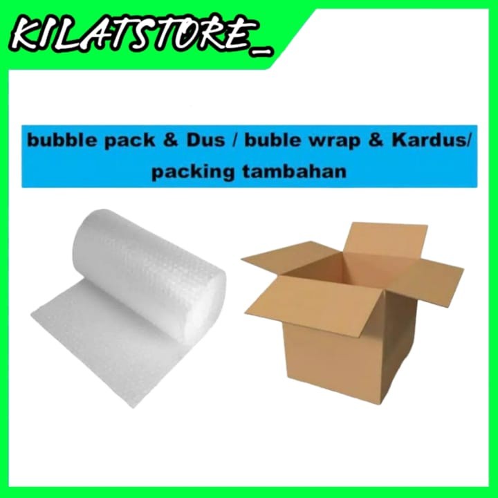 

Extra packing / Packing Tambahan Babbel dan Kardus