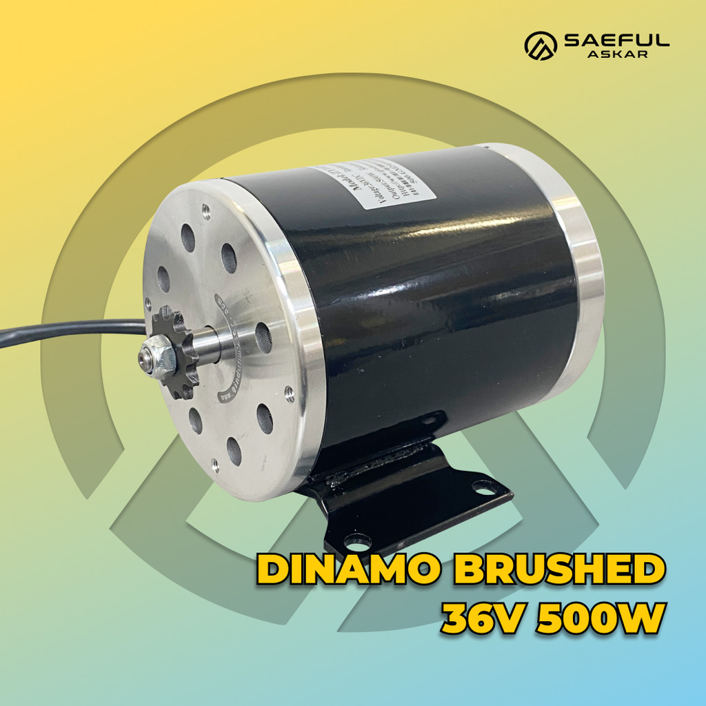 Dinamo Motor For Electric Bike/Sepeda Listrik 24V 36V 48V 500W Scooter Electric ATV Listrik Mini Tra
