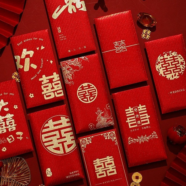 

(MD)Hong Bao Merried | Angpao Nikah Import (1Bungkus isi 10)