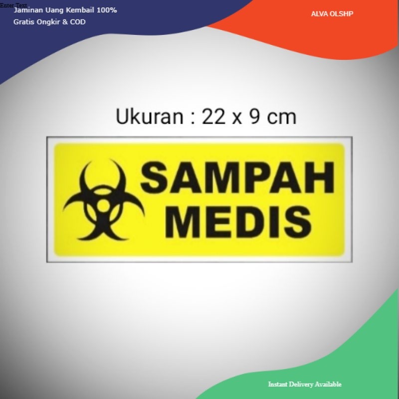 

Sign " STICKER SAMPAH MEDIS " Sign STIKER UNTUK TEMPAT SAMPAH MEDIS