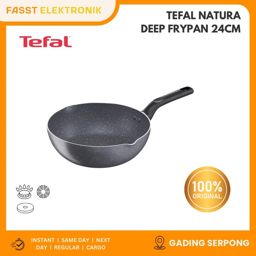 TEFAL Natura Deep Frypan 24cm
