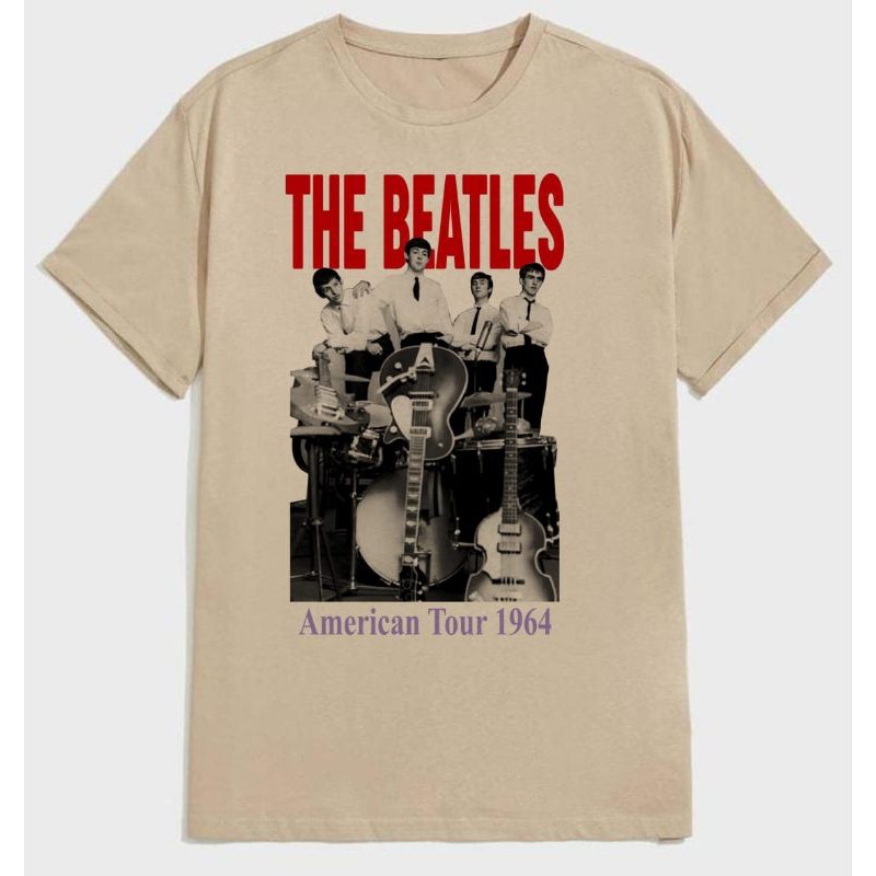 KAOS BAJU THE BEATLES AMERICAN TOUR 1964