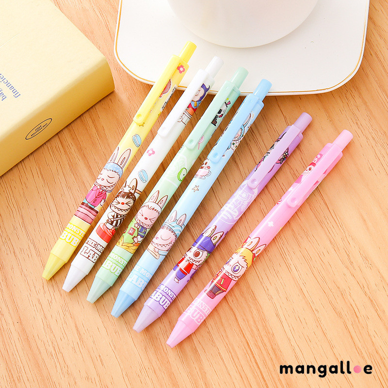 

[COD] Pena Netral Labubu Pena Latihan Kepala ST Siswa Pena Tanda Tangan Berbasis Air Kantor Lucu -MG