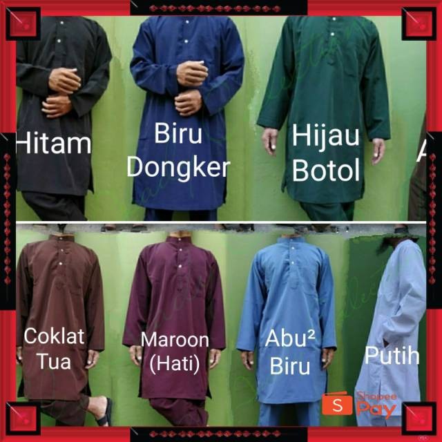 [PREMIUM ORIGINAL] ATASAN KURTA/KURTAH/QURTA/QURTAH/GAMIS PAKISTAN SELUTUT PRIA HALUS TEBAL AWET MUR