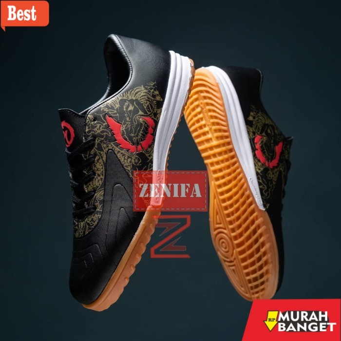rekomendasi sepatu futsal Ortuseight Sepatu Futsal Catalyst Legion V2 Ryuji Utomo IN Ortus - Hitam P