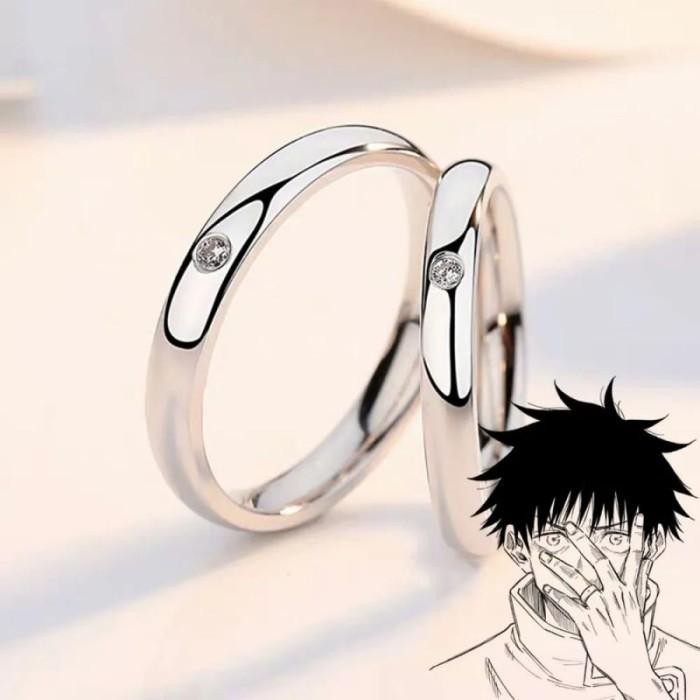 GiStore09 Cincin Couple Titanium Yuta Jujutsu Kaisen Ring Anime Yuta Okkotsu free Box LOVE COD