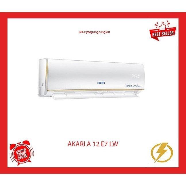 AC AKARI 1.5 PK 990 WATT 12000 BTU - A 12 E7 LW