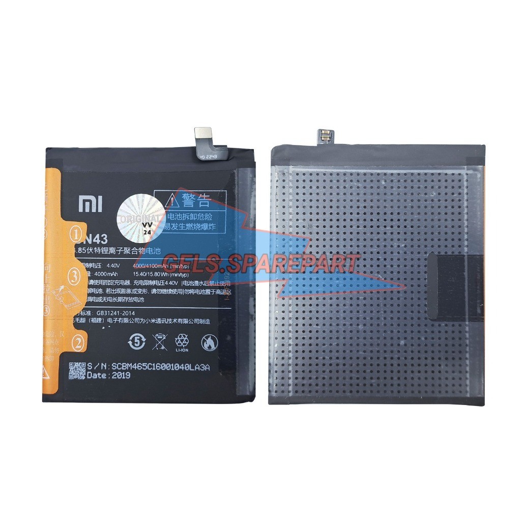 BATERAI BN43 REDMI NOTE 4X ORIGINAL 100% BATRE BATTERY BATRAI BATREI