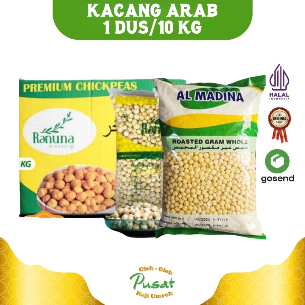 

Kacang Arab Chickpeas 10 Kg FRESH untuk Oleh Oleh Haji dan Umroh