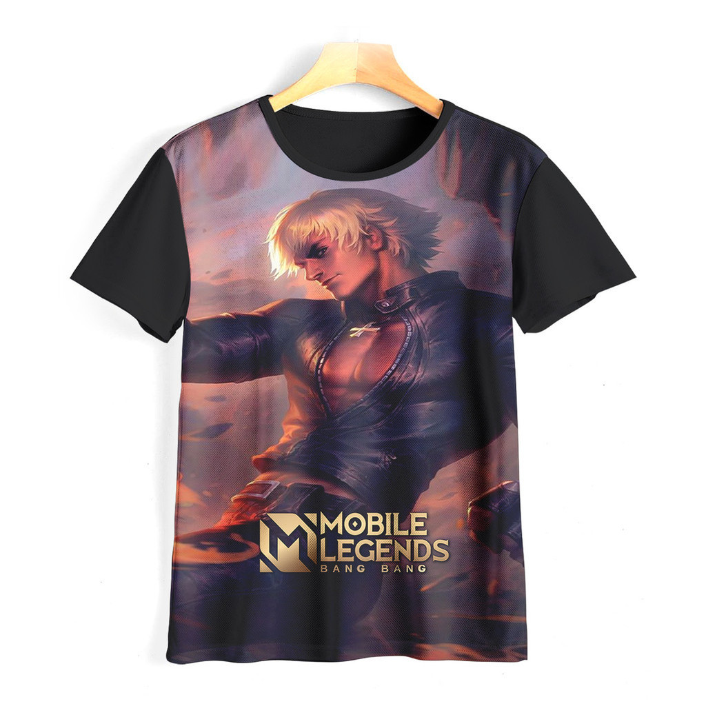 Kaos Anak Gusion 07ML003GUSION - Baju Anak MLBB Mobile Legends Untuk Umur 1-12 Tahun - Clemir Store