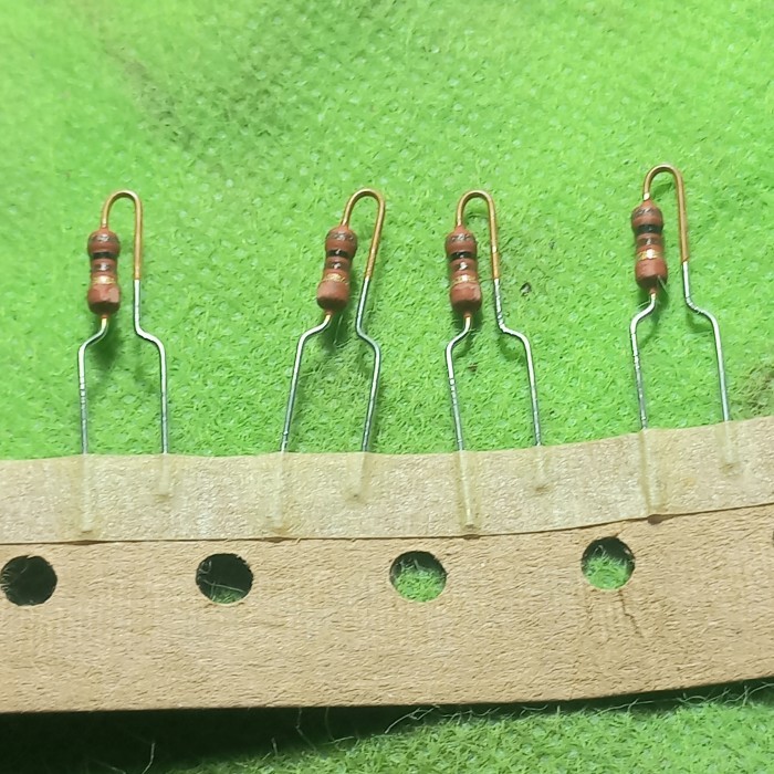 resistor 1/2w 100r body kecil original japan 100ohm 1/2 watt 100 R ohm Fajar