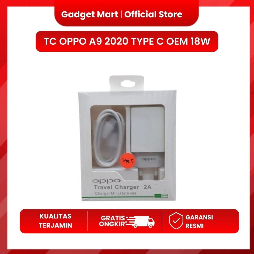 Charger Oppo Type C A9 2020