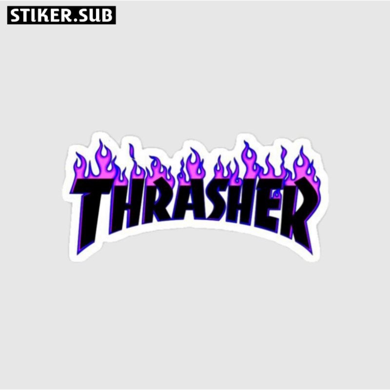 

Stiker sticker brand THRASHER