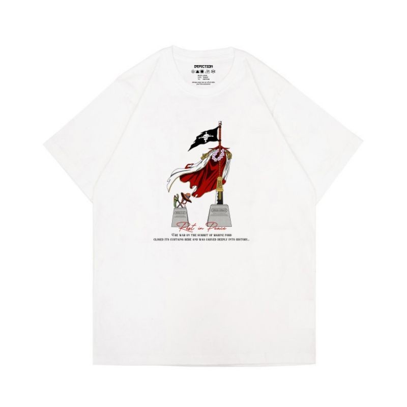 TSHIRT KAOS ANIME ONE PIECE SHIROHIGE - ACE GRAVES