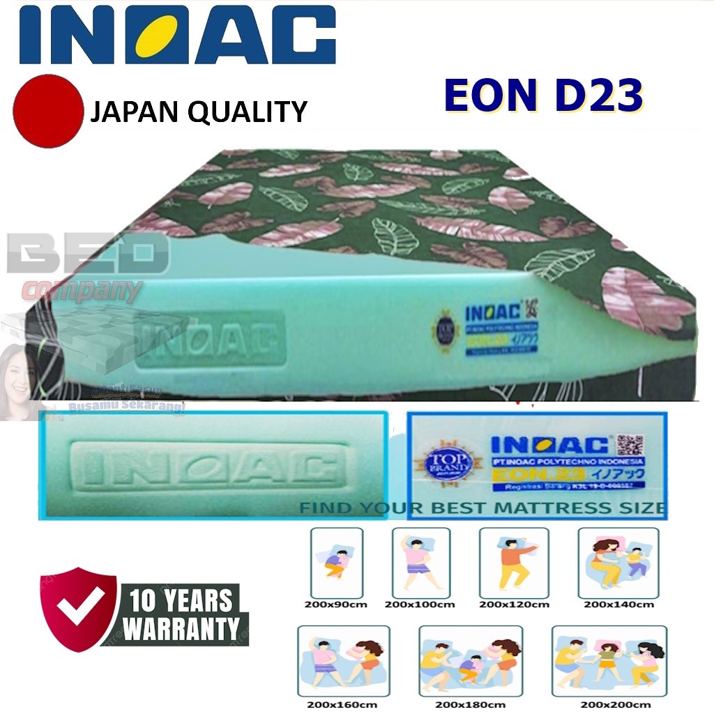 Kasur Tebal Busa Hingga 30cm D23 INOAC Berbagai Ukuran