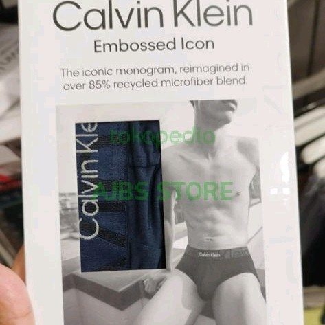 Diskon 50% + CELANA DALAM CALVIN KLEIN EMBOSSED ICON BRIEF