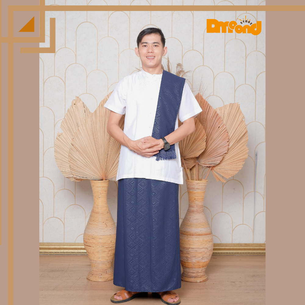 DMOOND - Sarung Instan Dewasa Premium / Sarung Rok Dewasa / Sarung Polos Dewasa / Gratis Sablon Nama